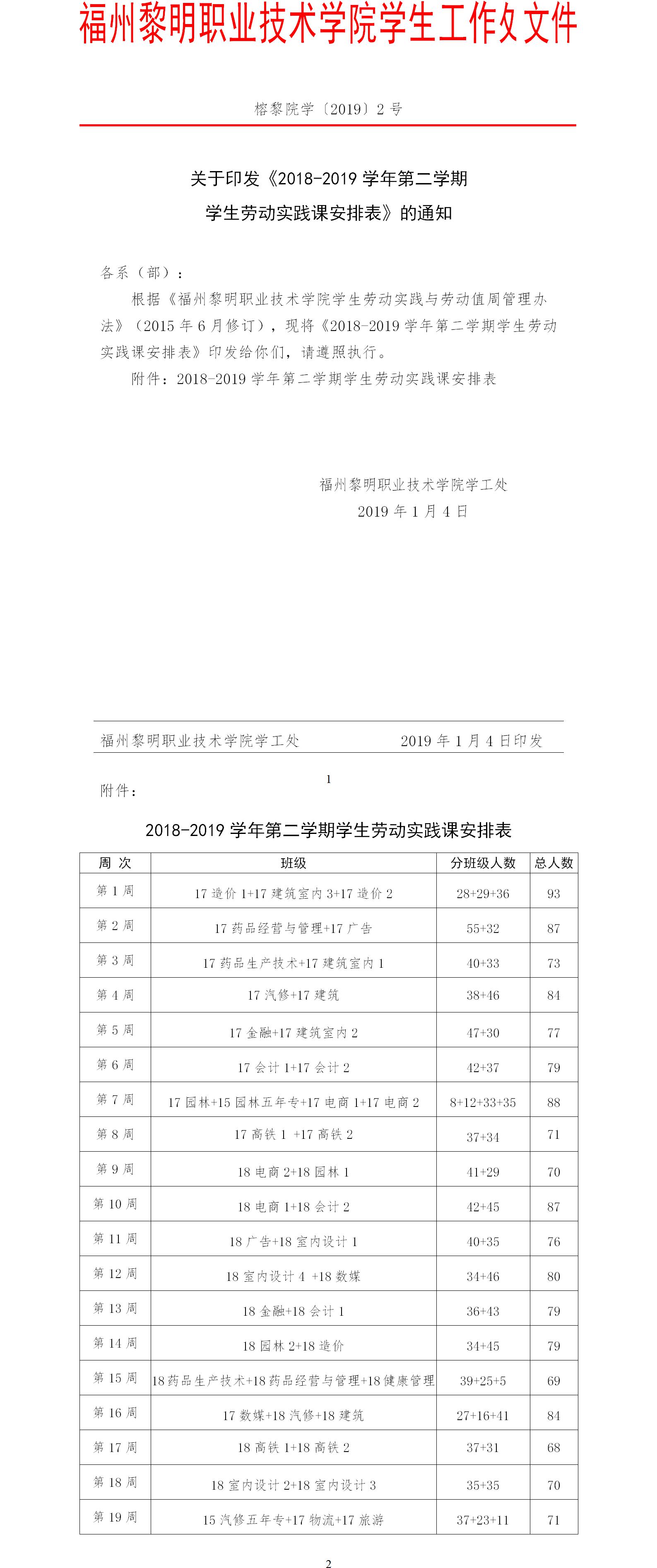 榕黎院学〔2019〕2号——关于印发《2018-2019学年第二学期学生劳动实践课安排表》的通知.jpg